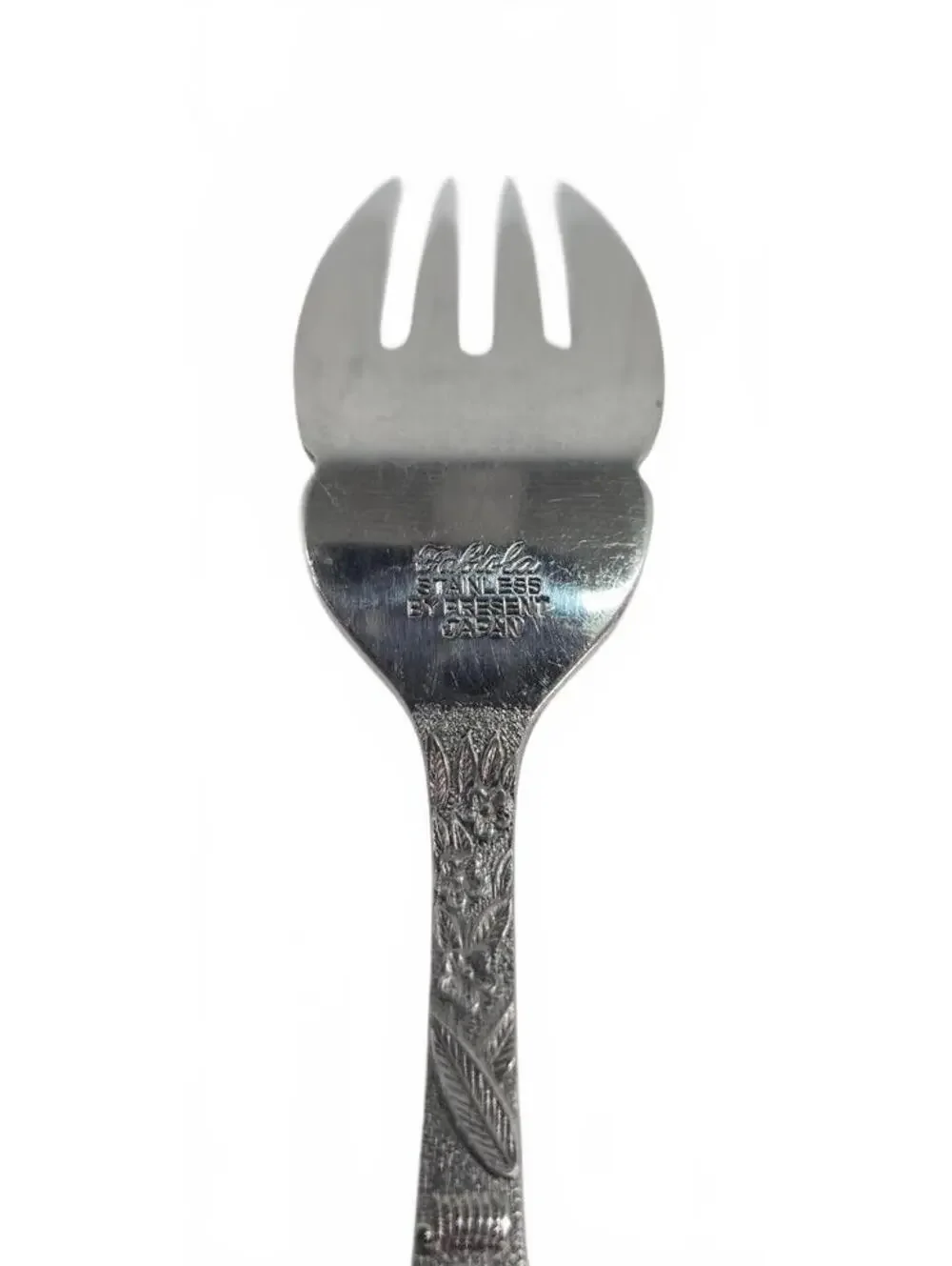 Fabiola Stainless Steel Floral Pattern Salad Fork
